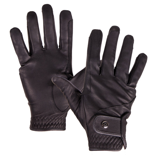 Pro Leather Riding Gloves by QHP