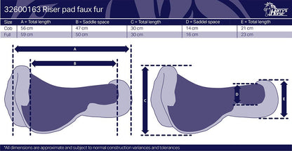 Faux Fur Half Pad by Harry's Horse