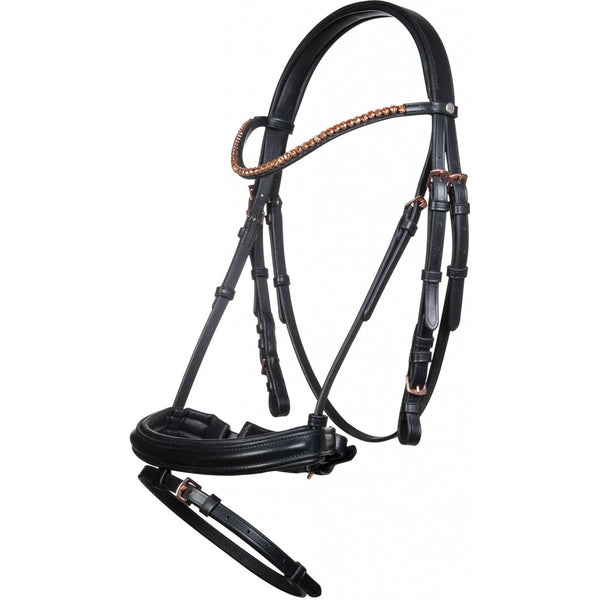 Rosegold Glamour Bridle by HKM
