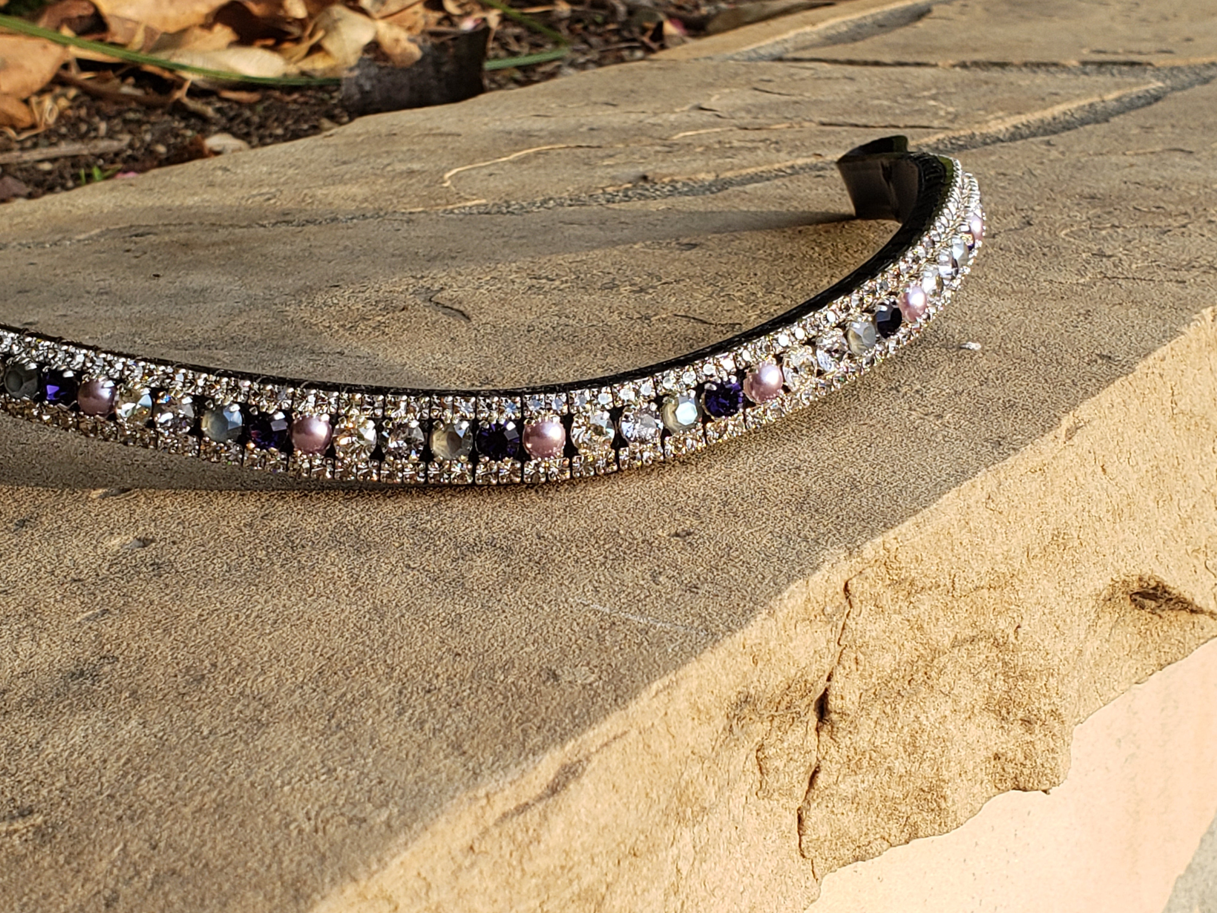 Swarovski Lavender Plum Cob and Full Size Equiture