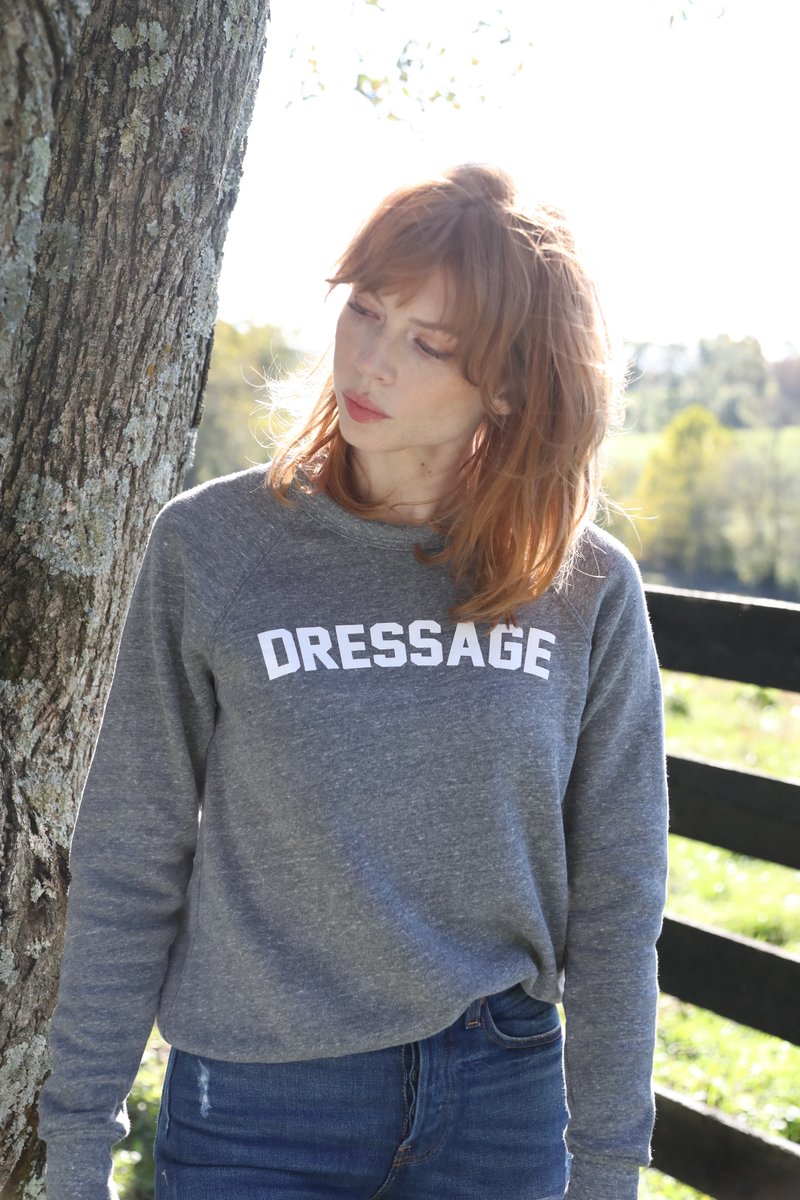 Vintage Varsity Sweatshirt Dressage Levade