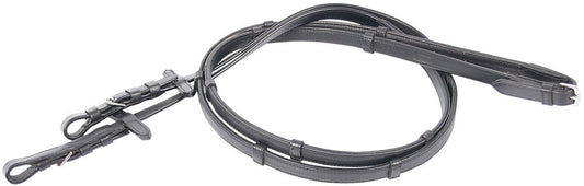 Soft leather reins black