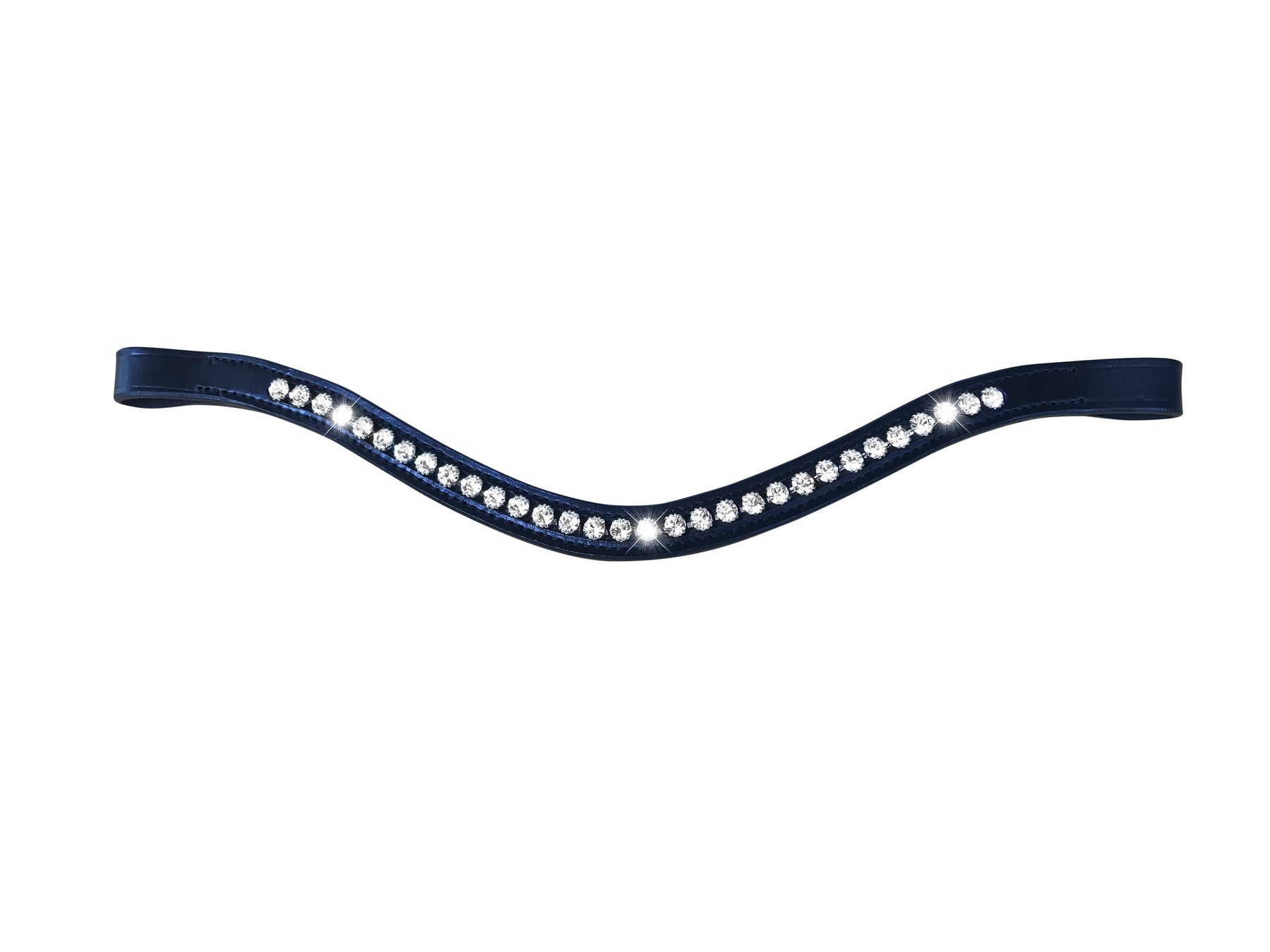 Inset Crystal Browband cob size by Lumiere